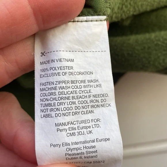 Callaway Men’s 1/4 Zip Pullover Olive Green M - Picture 5 of 5